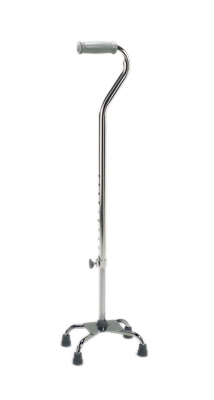 Fabrication Enterprises Inc 43-2030 Curved handle Adjustable Aluminum cane,  29 - 38, Silver-1 Each